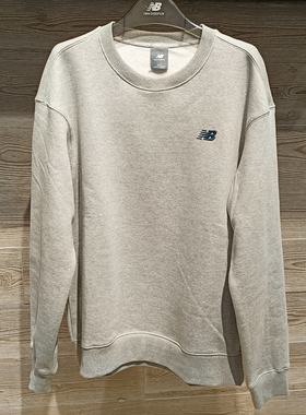New Balance NB25冬新款男子加绒保暖圆领套头衫宽松卫衣NCF41421