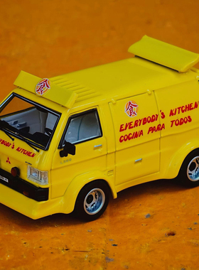 MK Miniatures 1:64 三菱快餐车合金车佛山展会限定模型场景摆件