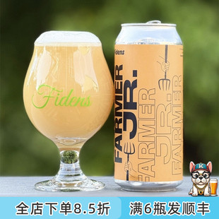 老K美国高分限量尖货 Fidens 费登斯 三倍高度浑浊ipa精酿啤酒