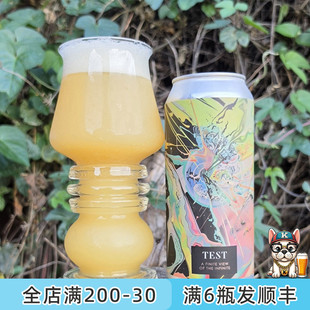 老K美国空运TEST本末费登斯合酿高分尖货三倍浑浊ipa精酿啤酒