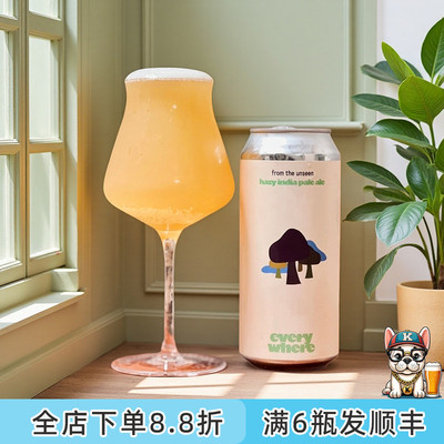 老K美国高分限量Everywhere艾微儿双倍浑浊西海岸ipa精酿啤酒