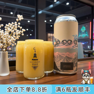 老K美国空运TEST本末费登斯合酿高分尖货三倍浑浊ipa精酿啤酒