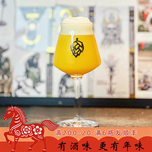 Monkish僧侣啤酒杯玻璃杯TEKU特酷精酿啤酒高脚杯子330ml 1个