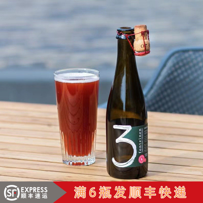 老K比利时进口高分3泉三泉老贵兹兰比克酸啤精酿啤酒瓶装375ml_虎窝淘