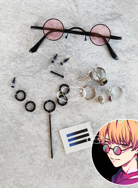 Paradox Live BAE朱雀野燕夏準耳环耳夹cosplay饰品配饰燕夏准cos