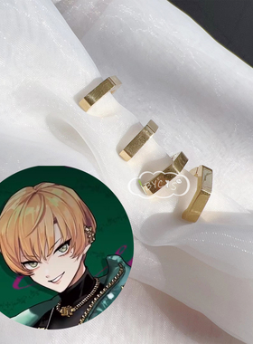 Paradox Live AMPRULE 燕东夏 白忠成cos耳环耳夹 耳饰道具