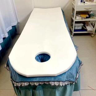 加厚海绵美容床垫按摩床理疗美甲床垫带洞高密海绵垫子尺寸可定制