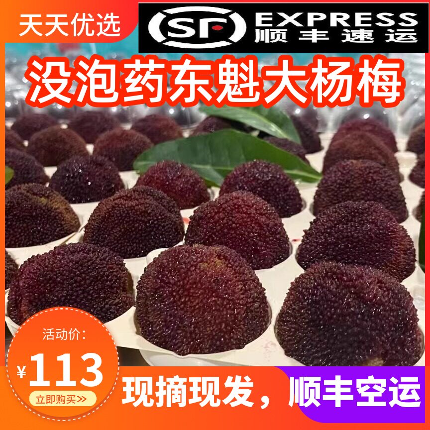 福建漳州东魁大杨梅顺丰空运包邮颗粒装新鲜现摘孕妇当季礼盒水果