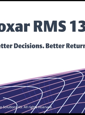 Roxar RMS 13.1 x64 油藏建模软件  软件安装包+教程资料