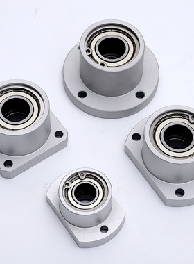 BGRA圆法兰双轴承扣环轴承座轴承支座BGRBB固定座BFP03轴承座KBER