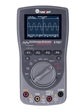 TOOLTOP示波万用表ET827示波器万用表二合一200Msps采样率40MHz