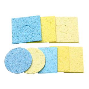 耐高温烙铁海棉烙铁头清洁棉环保木质焊锡擦拭去除焊头氧化物泡水