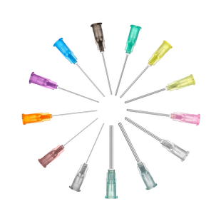 邦远加长1.5英寸管长38mm点胶机针头 总长55mm点胶针咀塑料底座口