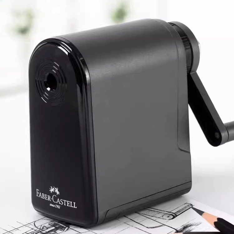 德国辉柏嘉素描削笔器美术生专用削笔机速写卷笔刀手摇转笔刀炭笔削笔刀专业手动铅笔刀刨笔钻笔刀耐用旋笔刀