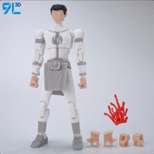 无敌少侠周边3D打印多关节超人可动手办人偶动漫周边玩具礼物