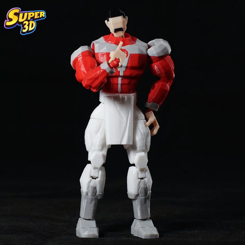 无敌少侠周边3D打印多关节超人