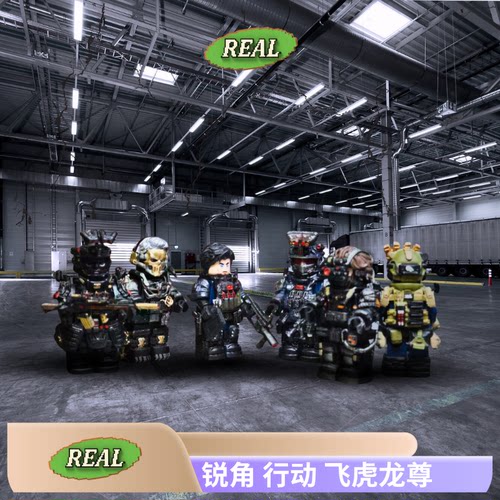三角洲行动周边REAL手办