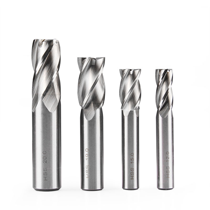 伊海超硬白钢直柄立铣刀4四刃2 45 6 8 10 12 14 16 18 202430mm