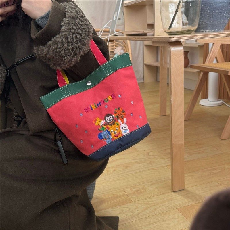 卡通帆布手提包可爱miki礼品袋生日伴手礼包百搭大容量妈咪手拎包,搬运/仓储/物流设备,机械式停车设备（立体停车库）,淘宝优惠券,粉丝福利购,淘宝优惠卷