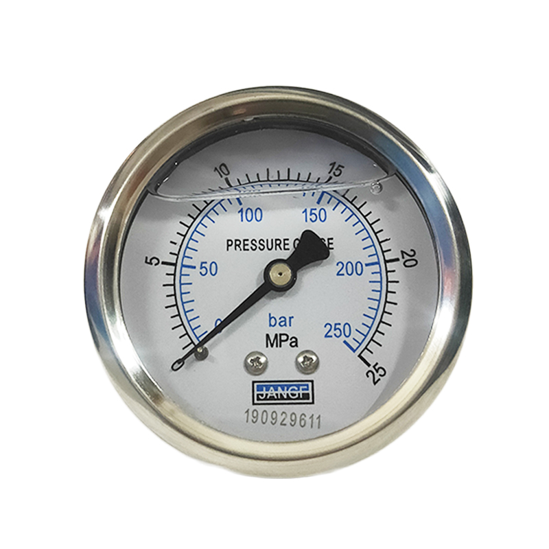 YN60Z轴向耐震压力表防震液压表油压表真空表0-1.6/25MPA/10bar