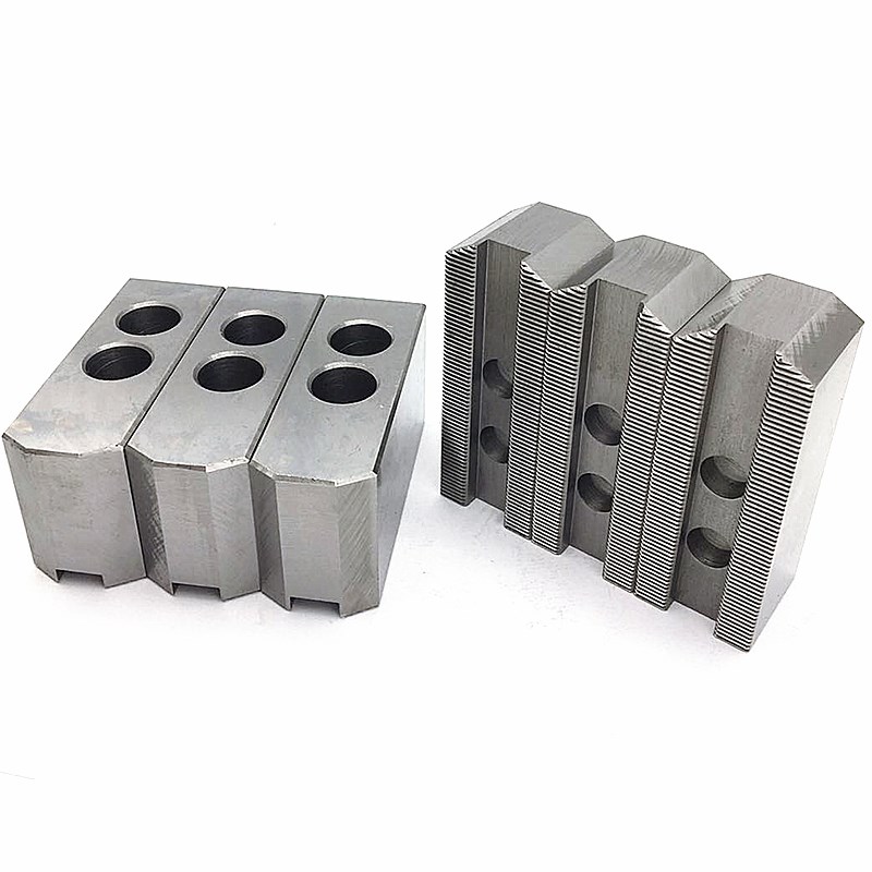 车床液压三爪卡盘加软爪油压软爪生爪12寸15寸中空中实卡爪包邮