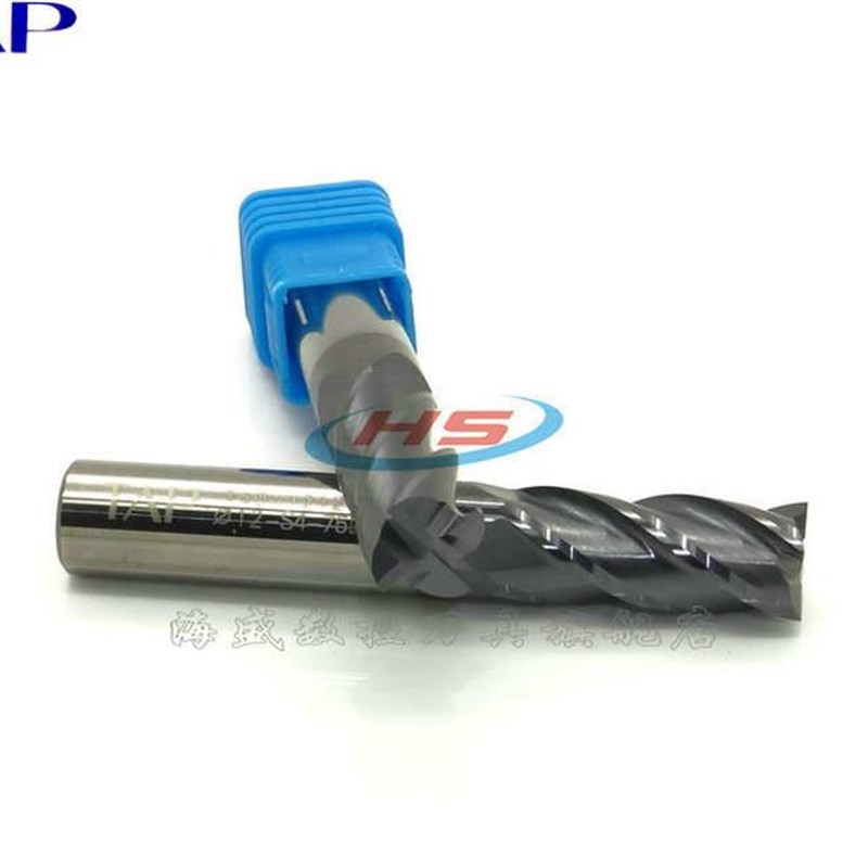 CNC切削刀具 12mm-4F 硬质立铣刀 钨钢铣刀 合金刀 平铣刀