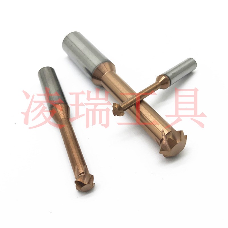 涂层钨钢上下倒角刀合金内孔正反倒角刀双面倒角铣刀C45角度3-12