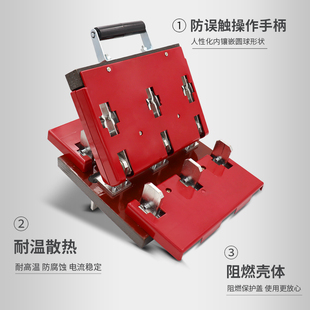 1000A双电源转换闸刀倒顺双投刀开关板后接线双向 1000 HS11F