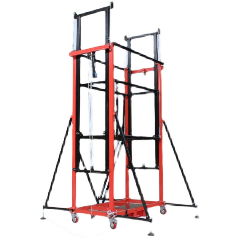 电动脚手架升降平台折叠式移动遥控室内施工装修多功能起降提升机