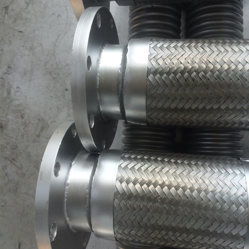 304/316不锈钢软连接法兰式金属t软管DN20 25 40 50 65 80 100 20