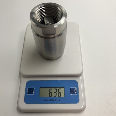304不锈钢高压止回阀水管水泵用单向阀耐高温锅炉蒸汽气止逆阀4分