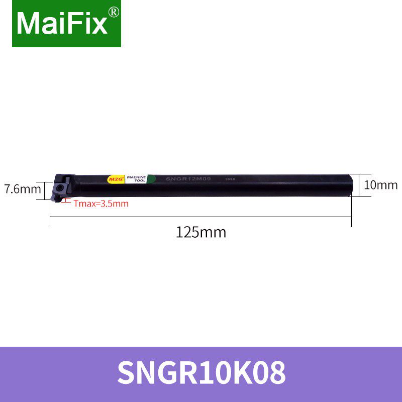 数控小径内孔切槽刀杆SNGR10K08/12M09抗震切断割槽浅槽车刀杆图片