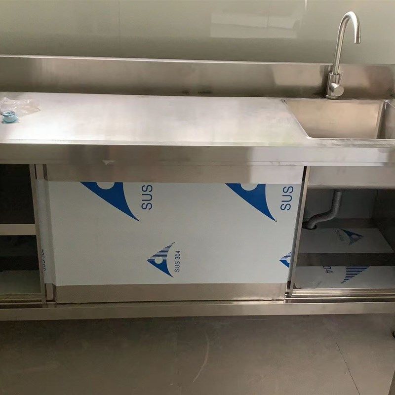 304不锈钢拉门工作台厨房商用打荷台操作台储物柜切菜柜烘焙专用,办公设备/耗材/相关服务,办公线材,淘宝优惠券,粉丝福利购,淘宝优惠卷