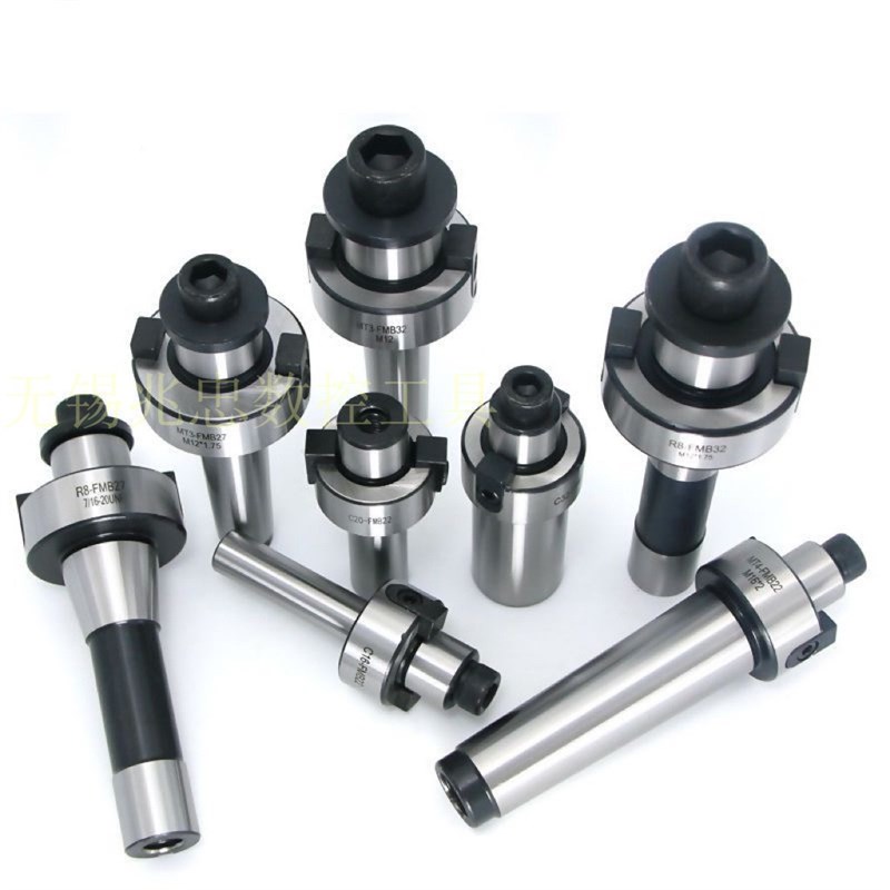 炮塔铣R8-FMB22 27 32 40直柄C20 MT4 MT3-FMSB22平面铣刀盘刀柄