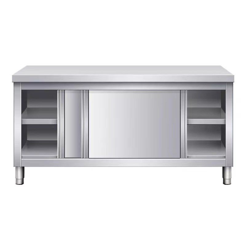 304不锈钢拉门工作台商用灶台家用推拉门多层储物橱柜厨房打荷台,办公设备/耗材/相关服务,办公线材,淘宝优惠券,粉丝福利购,淘宝优惠卷