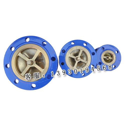 彪煌 HC41X-16 铸铁法兰 消声止回阀  单向阀DN40 DN50 DN65 DN80