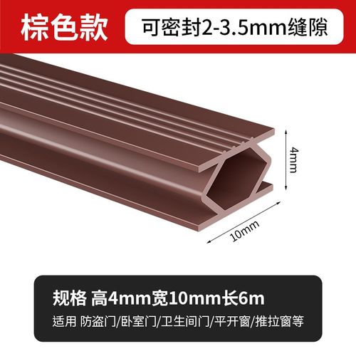 门窗密封条防风保暖隔音断桥铝合金窗户缝隙条自粘木门框挡风胶条