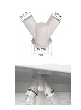 封边机吸尘c罩防尘罩极东豪德先达红色上罩下罩白色三通管通用配