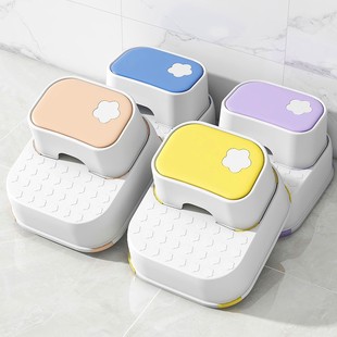 哺乳脚踩凳卫生间小家用小宝宝三椅踏脚登高凳双层儿童阶梯凳脚凳