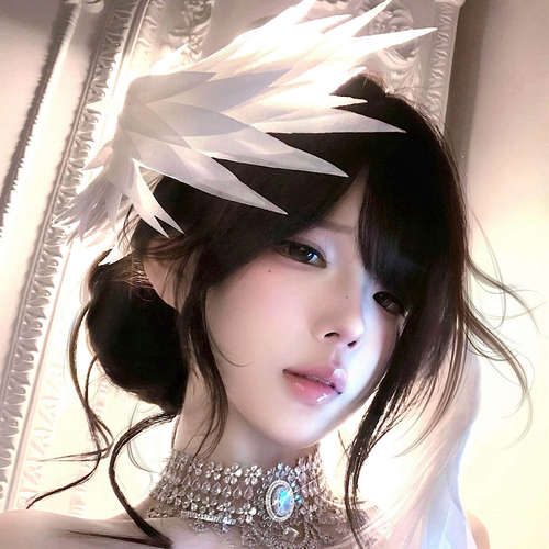 翅膀发夹知更鸟耳羽lo娘天使发饰珍珠棉头饰二次元漫展cos道具女