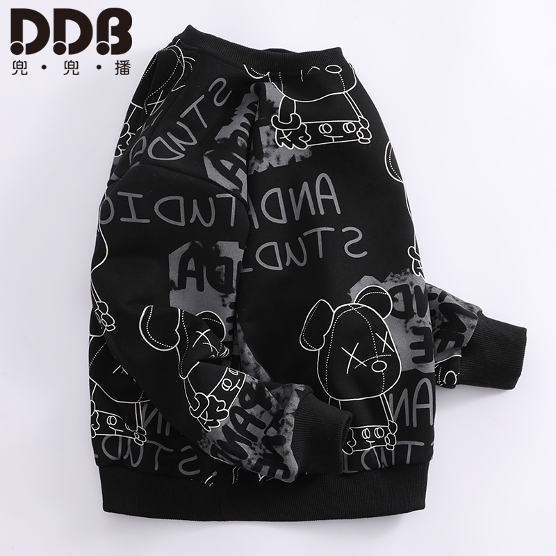 棉质卫衣兜兜播男童秋冬