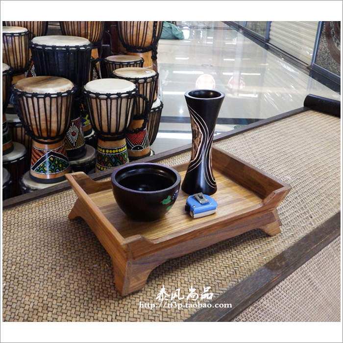 泰国进口欧式复古创意水果盘 实木木雕糖果盘果盆木质收纳水果篮|ruв категории Домашний быт, декоративная посуда, компот/корзина фруктов - от Buy2taobao.com для оказания профессиональной услуги покупки агента Taobao