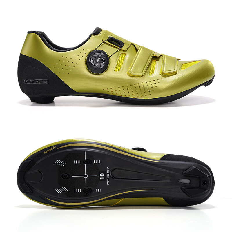 森地客骑行鞋碳纤维底公路车锁鞋运动自行车旋钮扣鞋子男S20018Y