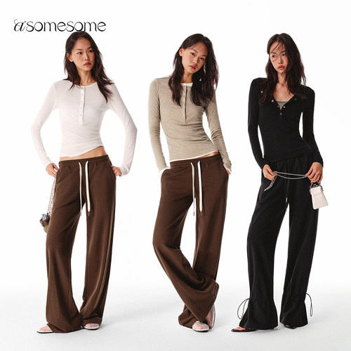 天丝羊毛秋冬白色软糯打底衫