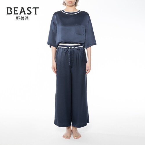 真丝家居服套装野兽派