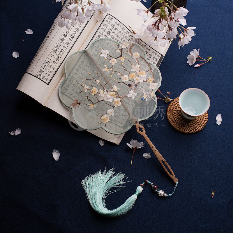 Antiquity Fan Suzhou embroidery Gongshan manual Double-sided embroidery Flower dress Yuan Fan Real silk Embroidery classical Hanfu circular fanin the Home Daily , Fan/Mini Fan/Fitting/Ice pad/Ice stickers , Fan  category - from Buy2taobao.com to provide professional Taobao agent buy service