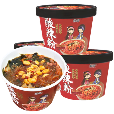 常记酸辣粉桶装122g红薯粉丝米线