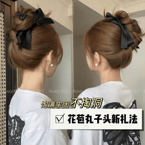 蝴蝶结抓夹女公主风盘发夹大号鲨鱼夹适合发量多的发夹高级感发饰