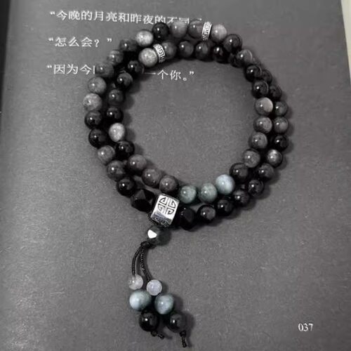 新中式水墨国风双圈串珠手链