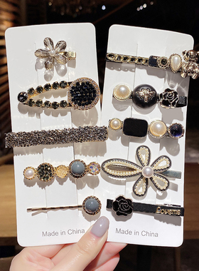 网红2025年新款发夹侧边发卡高端爆款夹子头饰后脑勺刘海夹女发饰